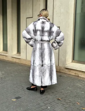 Норковая шуба - крестовка