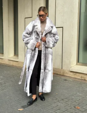 Норковая шуба - крестовка