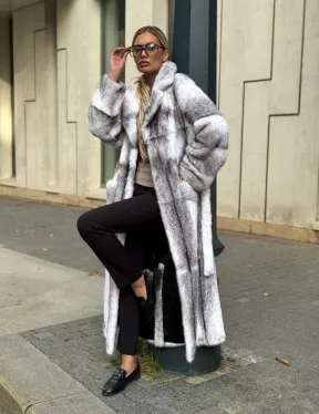 Норковая шуба - крестовка