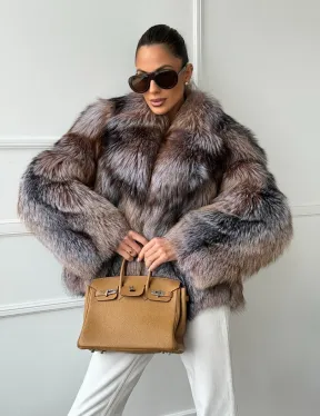 Полушубок из чернобурки