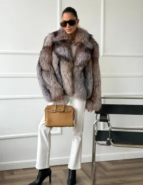 Полушубок из чернобурки