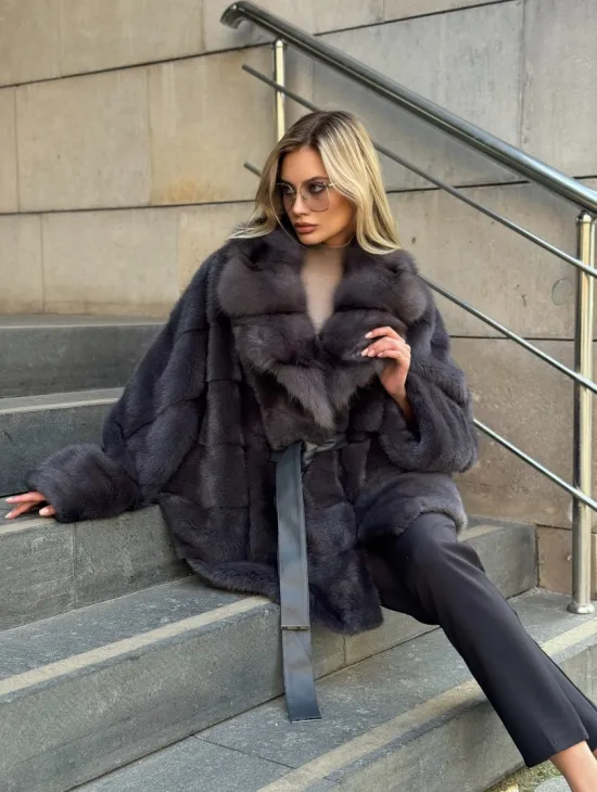 Женская норковая шуба 2026
