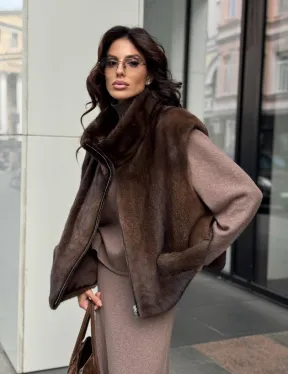 Жилет из норки