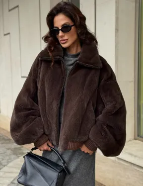 Норковая шуба - бомбер