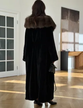 Шуба из меха норки BLACKGLAMA