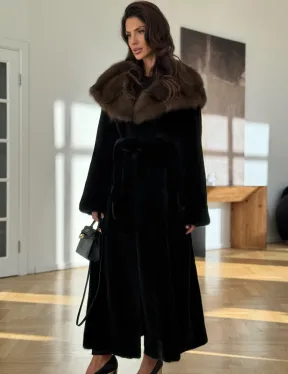 Шуба из меха норки BLACKGLAMA