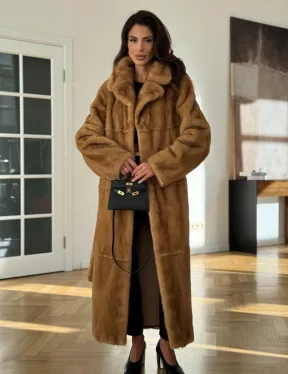 Золотая норковая шуба