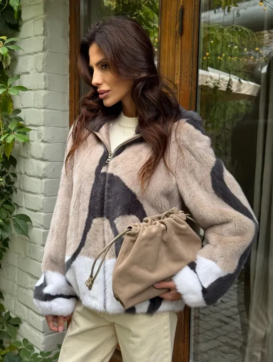 Норковая куртка женская