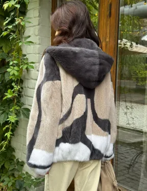 Норковая куртка женская