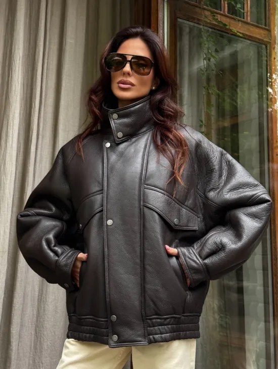 Натуральная дубленка - женская