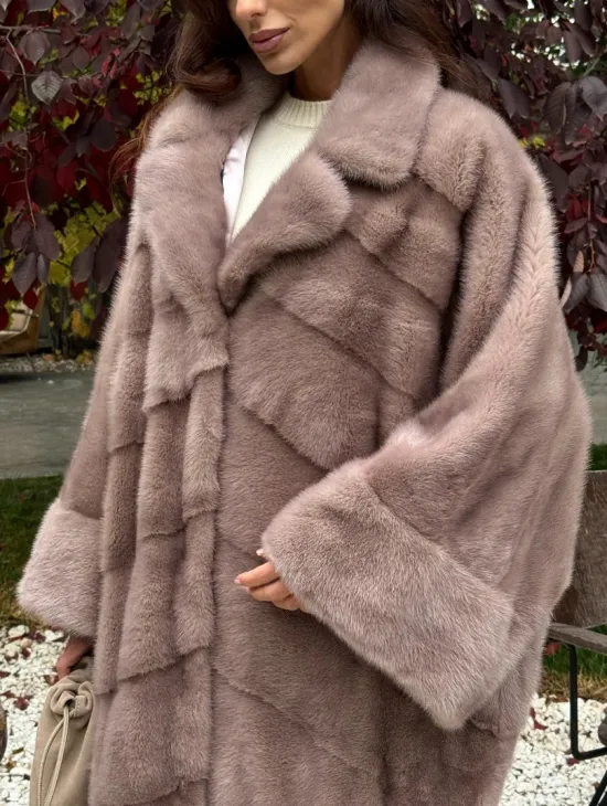 Норковая шуба (больших размеров)