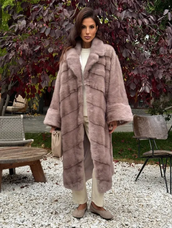 Норковая шуба (больших размеров)