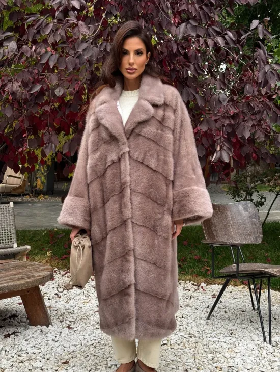 Норковая шуба (больших размеров)