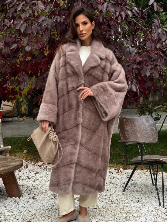 Норковая шуба (больших размеров)