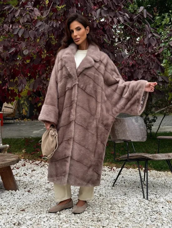 Норковая шуба (больших размеров)