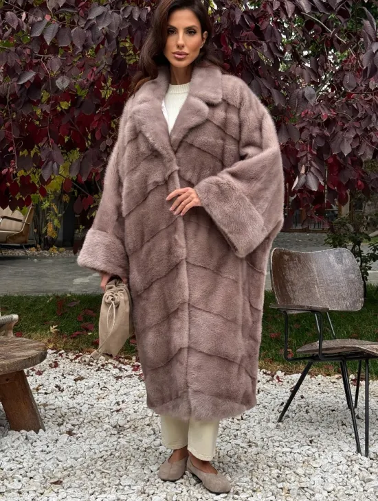 Норковая шуба (больших размеров)