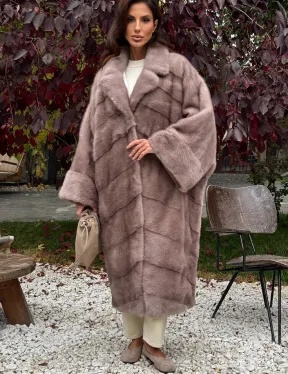 Норковая шуба (больших размеров)