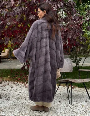 Норковая шуба оверсайз