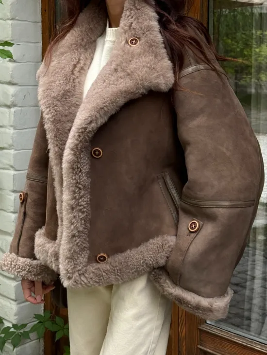 Куртка - дублёнка двухсторонняя