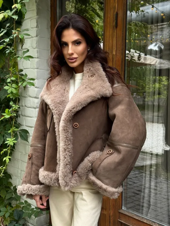 Куртка - дублёнка двухсторонняя