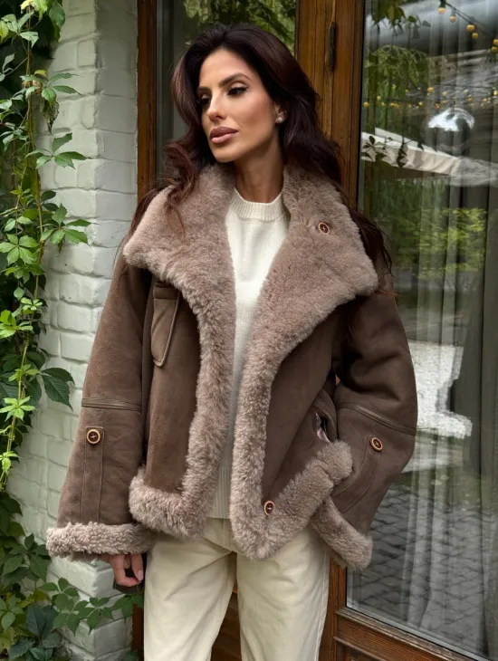 Куртка - дублёнка двухсторонняя