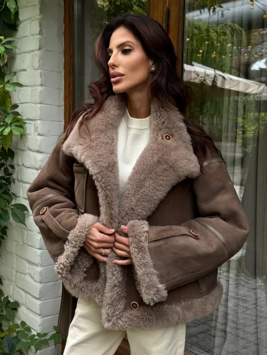 Куртка - дублёнка двухсторонняя