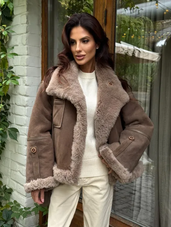 Куртка - дублёнка двухсторонняя