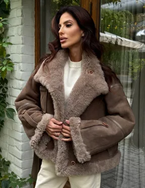 Куртка - дублёнка двухсторонняя