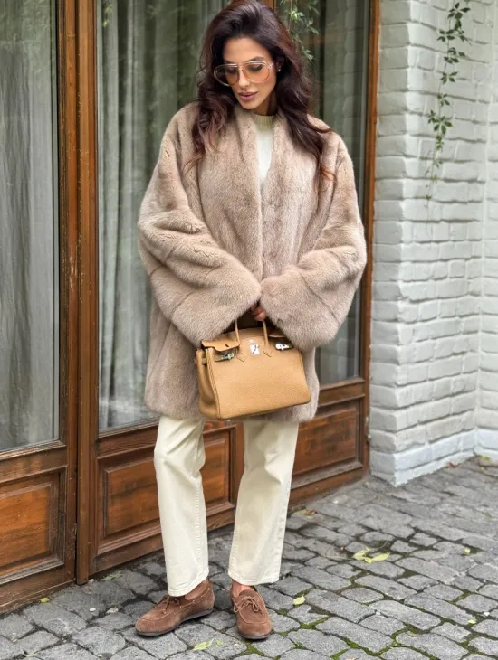 Полушубок из норки