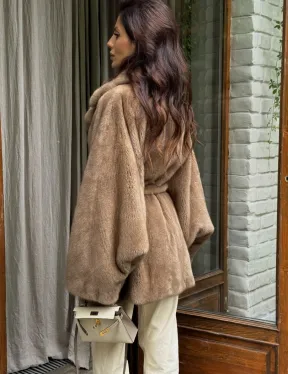 Шуба норковая летучая мышь