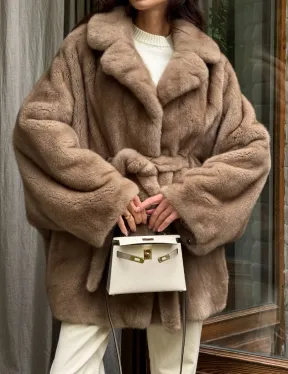 Шуба норковая летучая мышь