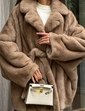 Шуба норковая летучая мышь