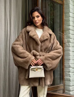 Шуба норковая летучая мышь