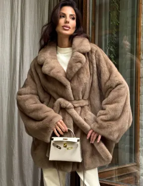 Шуба норковая летучая мышь