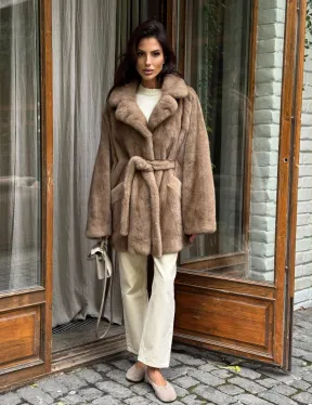 Шуба норковая летучая мышь