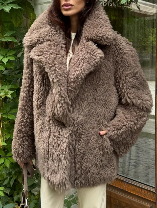 Шуба - дубленка двухсторонняя