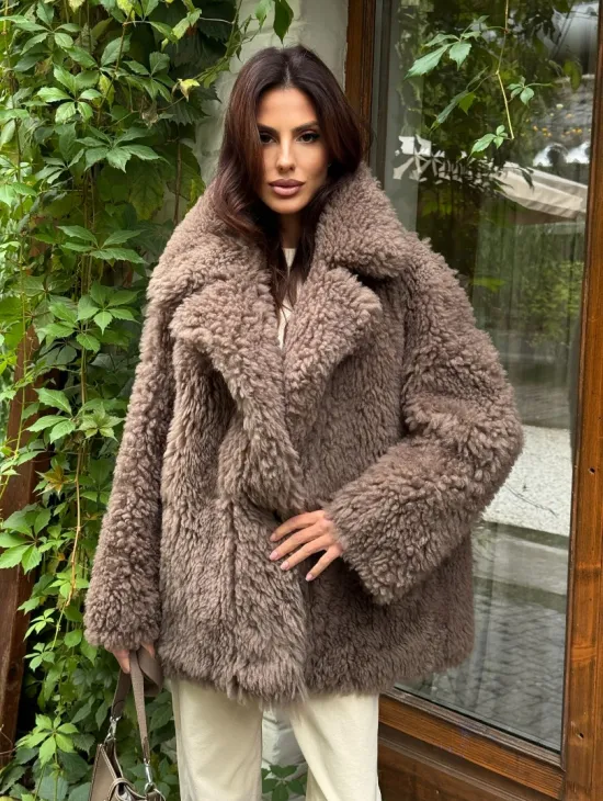 Шуба - дубленка двухсторонняя