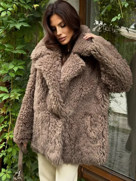 Шуба - дубленка двухсторонняя