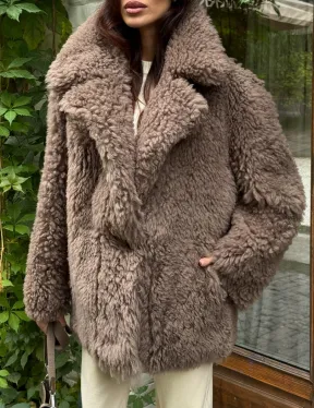 Шуба - дубленка двухсторонняя