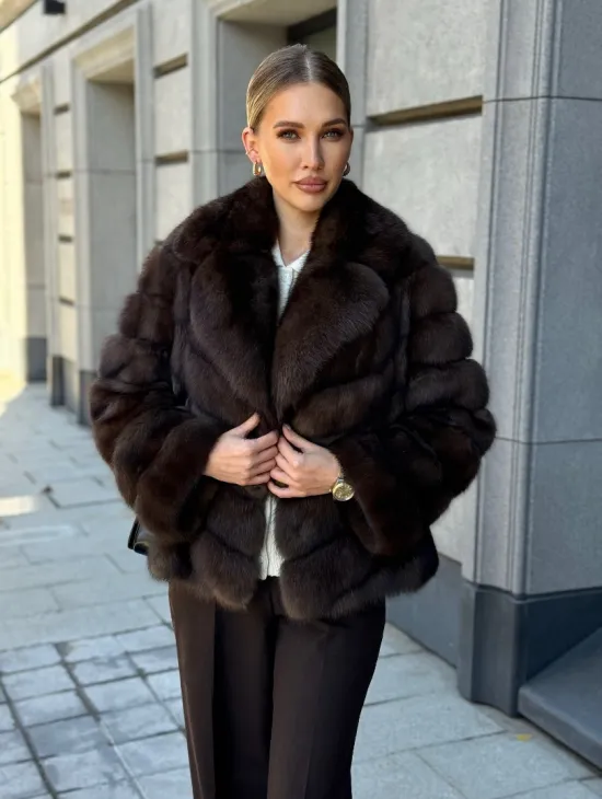 Полушубок из соболя