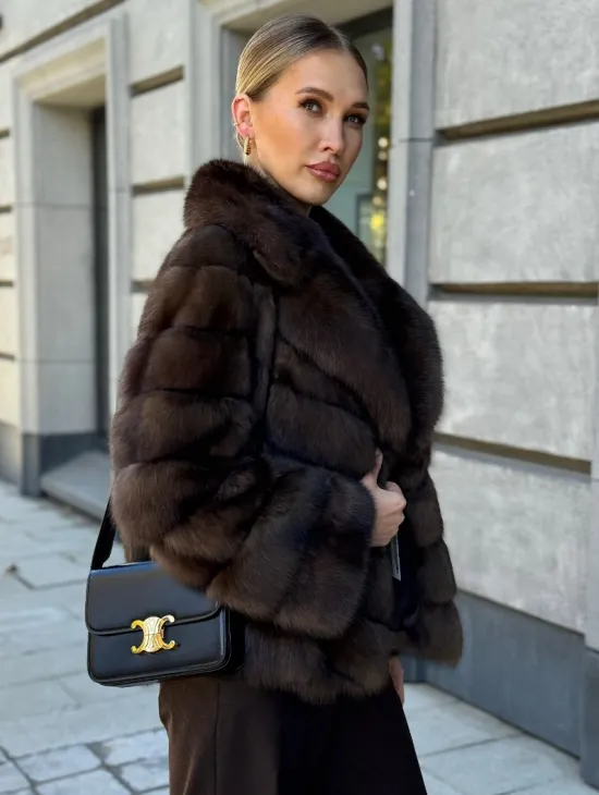 Полушубок из соболя