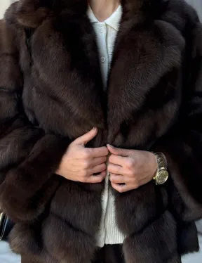 Полушубок из соболя