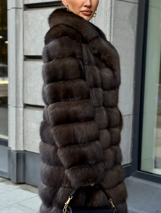 Шуба из соболиного меха