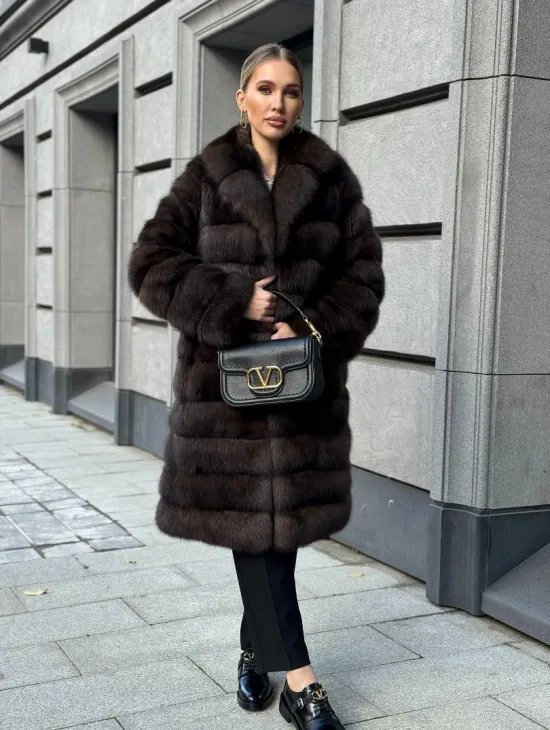 Шуба из соболиного меха