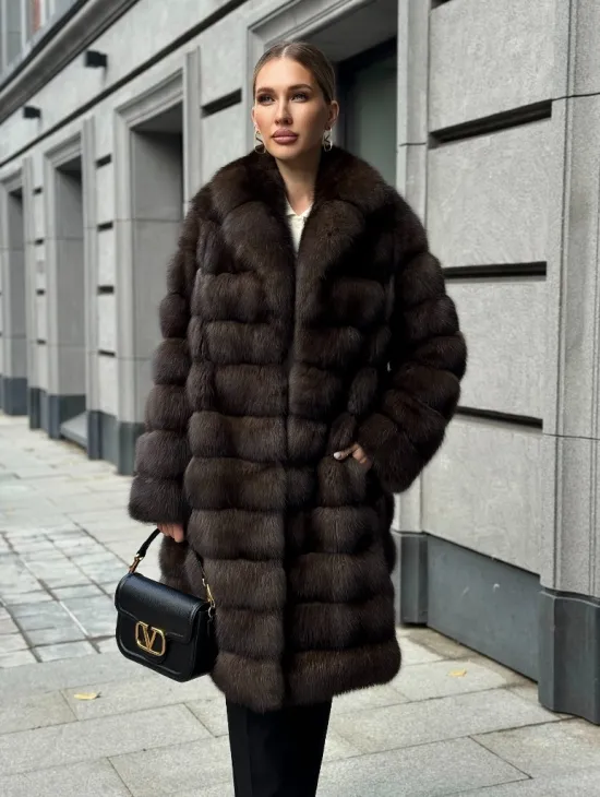 Шуба из соболиного меха