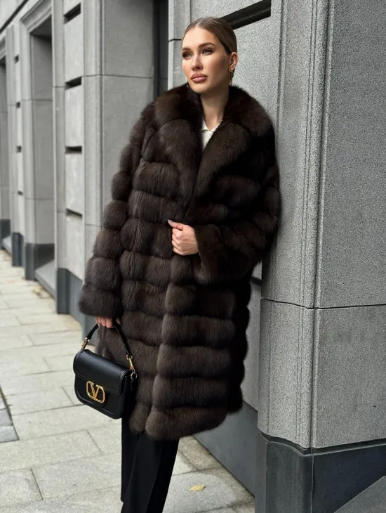 Шуба из соболиного меха