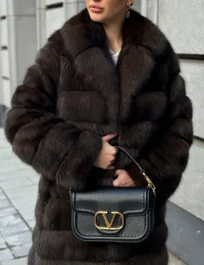 Шуба из соболиного меха