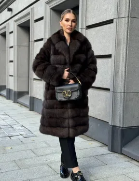 Шуба из соболиного меха