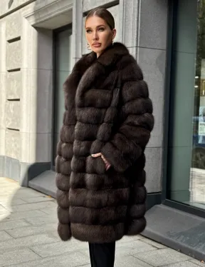 Шуба из соболиного меха