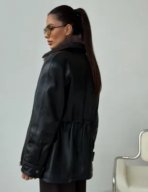 Норковая женская манишка